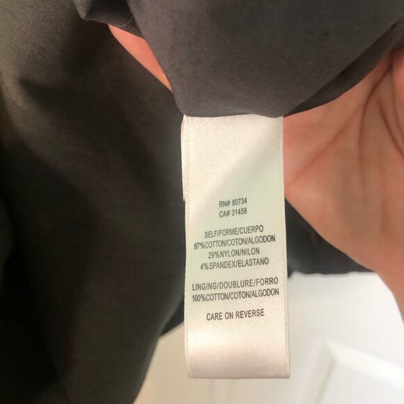 NWT BCBGeneration Swirl Bust Dress Gray Pleated Sweetheart Tank Dress Size 12 - Picture 7 of 8